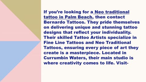 Best Neo traditional tattoo in Palm Beach