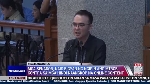 Mga senador, nais bigyan ng ngipin ang MTRCB kontra sa mga hindi naangkop na online content