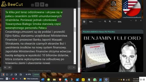 BENJAMIN FULFORD - SPECIAL🔴🔴🔴CZY PRAWDZIWY CESAZ JAPONJI UBIEGA SIE O TRON