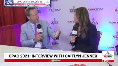 Interview with Caitlyn Jenner at CPAC 2021 in Dallas 7/10/21