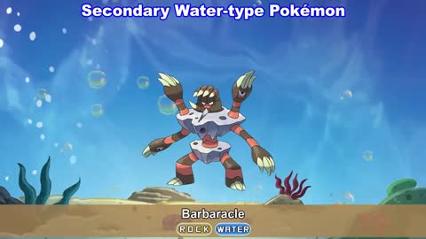 Water Type Pokemon - Evolutions