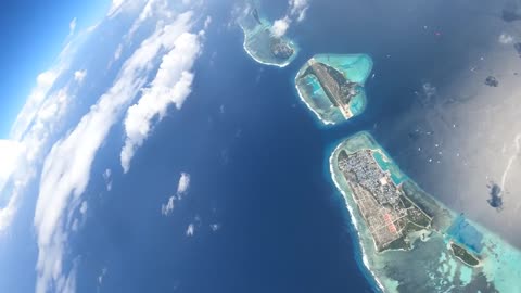 Wingsuit Flying over the Maldives Islands-4