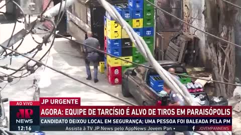 BANDIDOS DO PCC TENTAM MATAR TARCISIO DE FREITAS DURANTE COMÍCIO EM COMUNIDADE DE PARAISOPOLIS