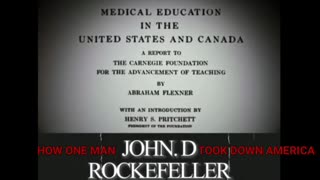 Rockefeller removed natural remedies to create a big lucrative pharmaceutical business!