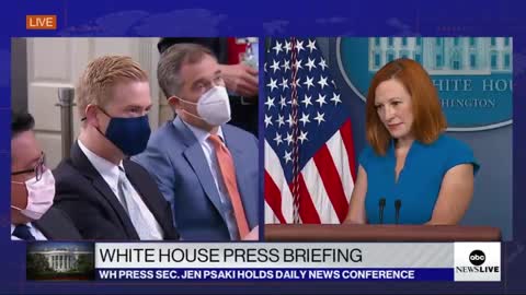 Reporter GRILLS Psaki About Biden's Past Comments About Vaccine Hesitancy Under Trump