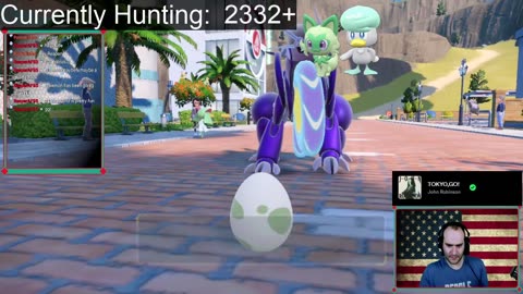 [LIVE] Pokémon Violet | Shiny Hunting (MK Wii During Picnics) | Masuda for Starters (2200+ eggs!)