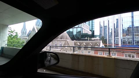 Canadian Empty Parkade and Trashed Economy