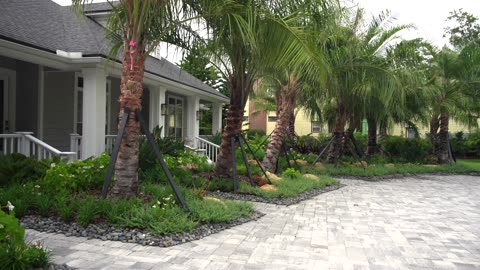 Tropical Landscape Makeover in Ponte Vedra Beach