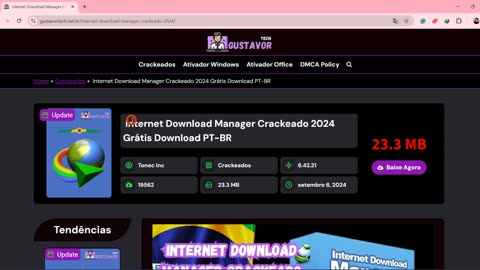 Internet Download Manager Crackeado 2024 Grátis Download PT-BR