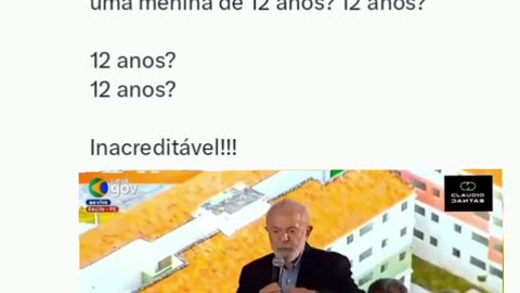 É sério isso? Falar de maneira tão normal sobre o casamento de um marmanjo com uma menina de 12 anos? 12 anos? Inacreditável!!!