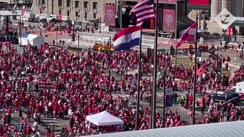 Kansas City shooting Chaos unfolds at Chiefs victory parade