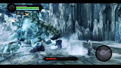 Darksiders 2... Death Vs. Ice Gaint Full Fight....