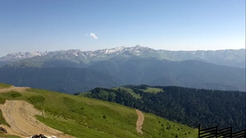 Beautiful caucasus mountains