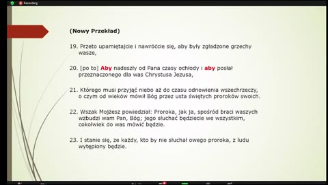 Dz. Ap. 3;19-21 - Andrzej Kaliszczyk