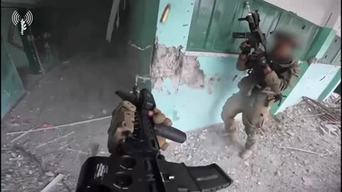 GoPro footage of an Israeli soldier in the Gaza Strip.