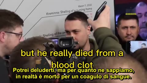 Il capo della direzione principale dell'intelligence Ucraina, Kyrylo Budanov, su Navalny