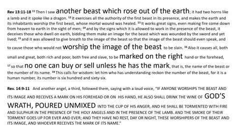 Mark of the Beast Part 2: Who Is the Beast?