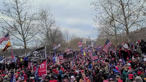 Rear of Capitol Jan 6, 2021