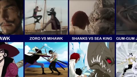 One piece live action vs Anime