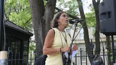 Cat McGuire at NY City Hall - August 30, 2021