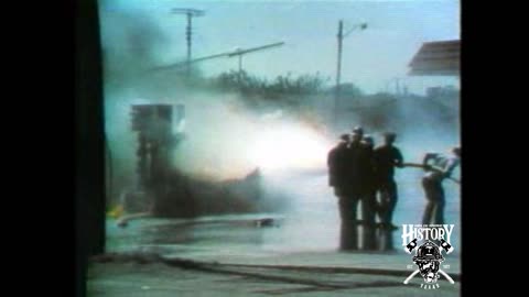 Fuel Tanker Crash & Burn at 42nd & Dixie 1977