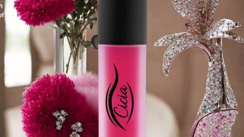 Cicia Premium Pink Lip Oil - Cherry Moisturizing and Nourishing Glossy Finish | Lip Care Treatment