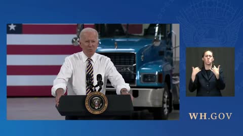 At a "Buy American" event, Vice President Joe Biden delivers remarks.