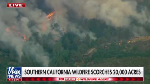 20,000 Acres in Southern California are on Fire