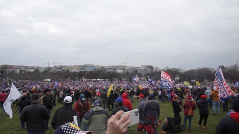 Trump Rally Just Before US Capitol Building