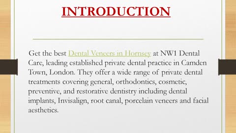 Dental Veneers in Hornsey