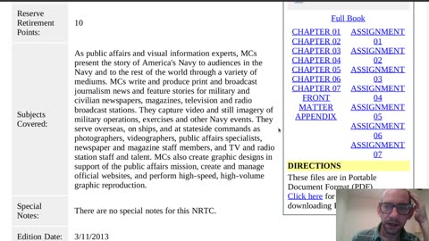 Summary of NAVEDTRA 15011A - Mass Communication Specialist (MC) Advanced