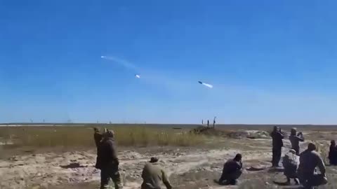 British Brimstone guided missiles combat use by the Ukrainian military from a ground-based launcher.