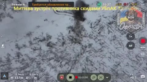 Russians Run in Every Direction After Overloaded APC Hits a Mine