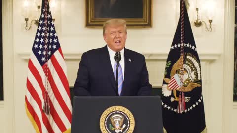 President Donald J Trump's concession speech