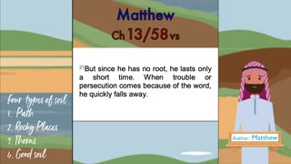 Matthew Chapter 13 (Jesus speaks here about what’s happening right now.)