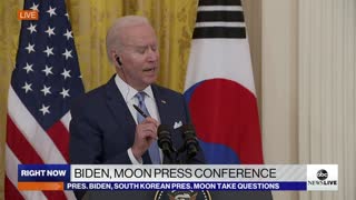 Biden Says Party Still Backs Israel Despite Infighting