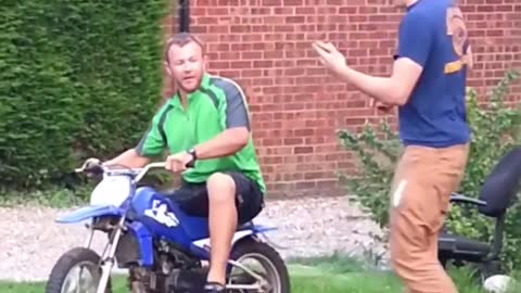 Drunk Guy on Motorcycle