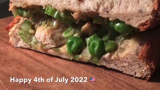 🇺🇸🎇 Seared Chicken Salad Sandwich