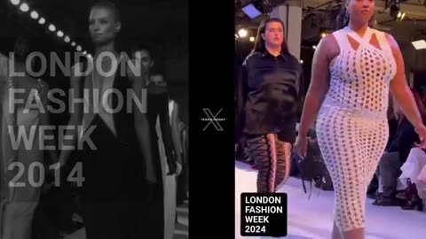 London fashion week 2014 compared to 2024. How things have changed drastically!