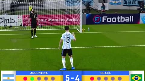 Argentina vs Brazil penalty