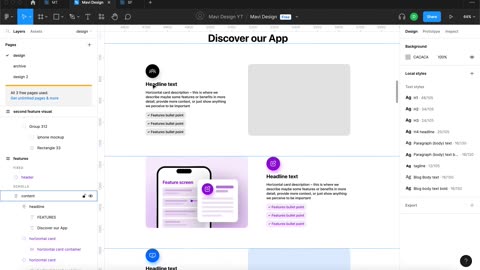 WEB DESIGN IN FIGMA EP.18 “Tracking Progress” Semi-3D Chart Image – Free UX UI Course