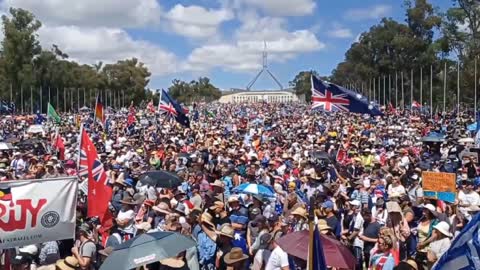 Canberra, Australia freedom rally (Feb. 11, 2022)