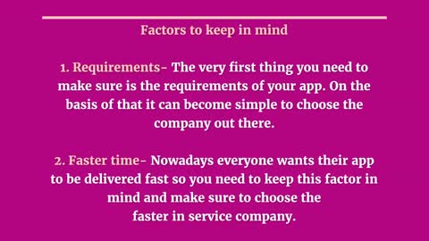 How To choose the mobile app development companies