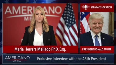 (April 14th) Donald J. Trump interview with Americano Media.