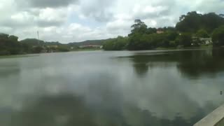 Filming the weir across the bridge, a beautiful place to see! [Nature & Animals]