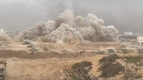 Israel takes out a Hamas anti tank position near Gaza Port