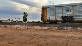 BNSF Freight train in the desert