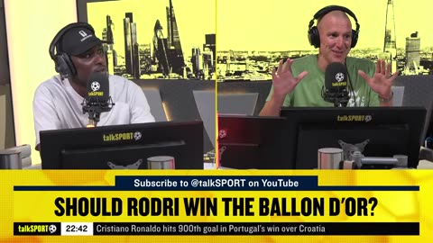 City Fan SHOCKED At Dean Ashton's CONTROVERSIAL Opinion On Ballon d'Or Nominee Rodri! 👀 | talkSPORT