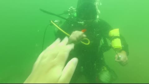 Rock paper scissors scuba