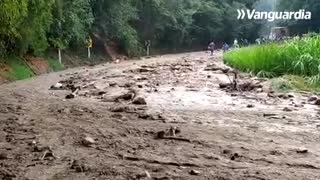 El torrencial aguacero que cayó durante la madrugada de este miércoles